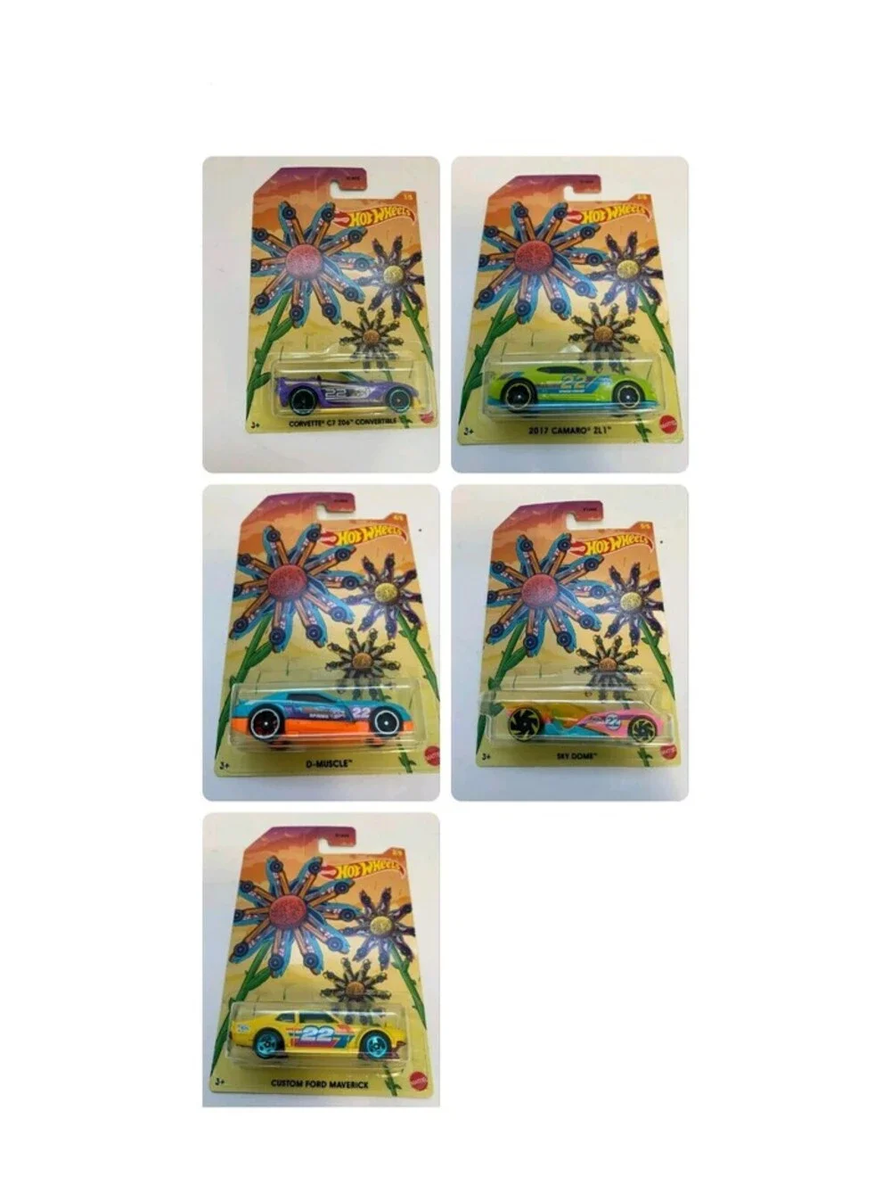 2022 Hot Wheels Spring Easter Complete V1405 Set of 5